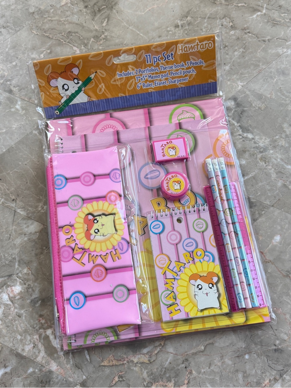 Vintage Y2K 11-Piece Kids Stationery Set